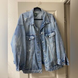 Wild fable distressed jean jacket